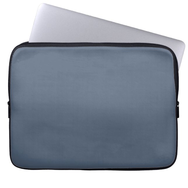 Capa Para Notebook Placa fina de cor sólida azul retrô (Frente)