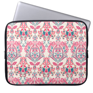 Capa Para Notebook Plano de fundo de damasco de Ornamentado sem solda
