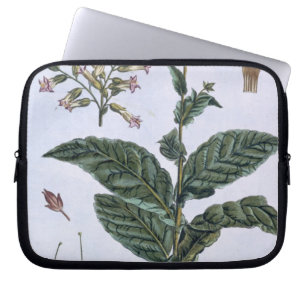 Capa Para Notebook Planta de tabaco, placa 7, 'da coleção Precieuse