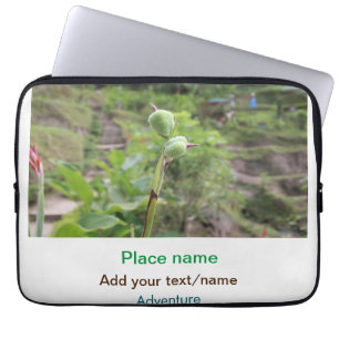 Capa Para Notebook Plantas naturais fotografia água de praia viagem