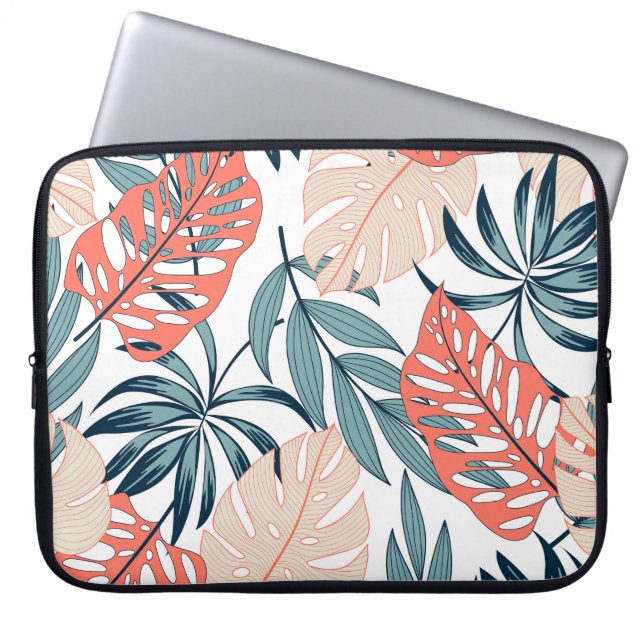 Capa Para Notebook Plantas Tropicais deixam Impressão de moda (Frente)