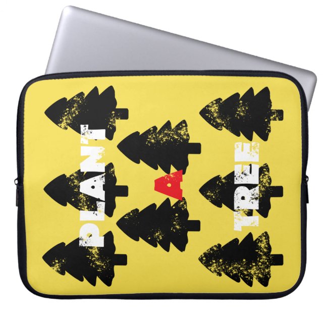 Capa Para Notebook Plante Uma Árvore Salve A Bolsa de laptop Do Plane (Frente)