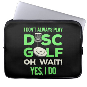 Capa Para Notebook Player de Golfe de Disco Eu Nem Sempre Toco Golf