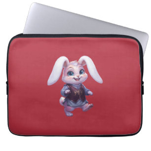 Capa Para Notebook PLP LEPURO - Guerreiro Bonito Rei Coelho Gráfico S