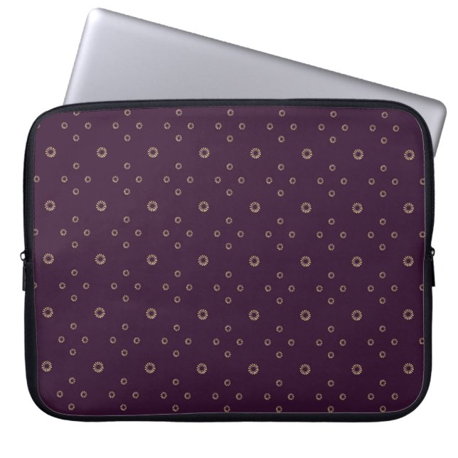 Capa Para Notebook Plum | Golden Zinnia Sun (Frente)