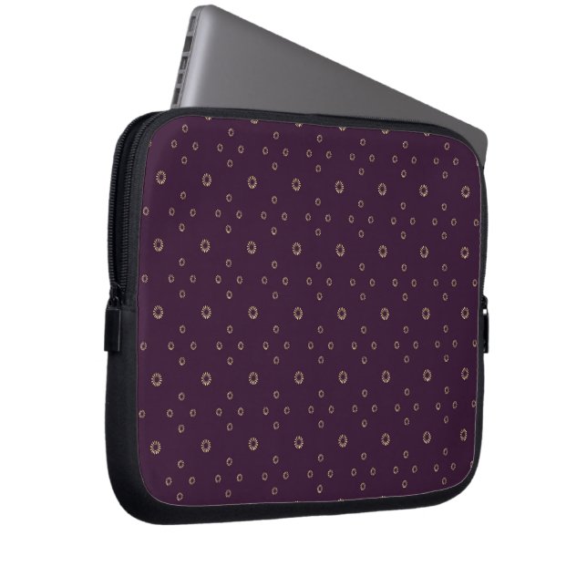 Capa Para Notebook Plum | Golden Zinnia Sun (Frente Esquerda)