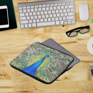 Capa Para Notebook Plumagem de Peste Azul