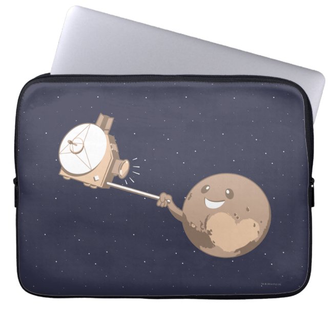 Capa Para Notebook Pluto Selfie (Frente)