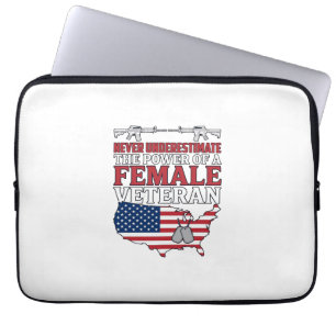 Capa Para Notebook Poder de Veterana Patriota Desenho de Camisa Vinta