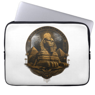Capa Para Notebook Poder Silencioso   Grande Design Esfinge Egito