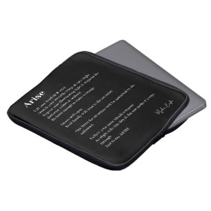 Capa Para Notebook Poesia poema emergente branco preto
