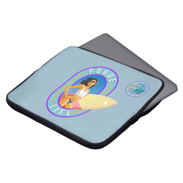 Capa Para Notebook Pogue Life | Bolsa de laptop de 15" (Frente Topo)