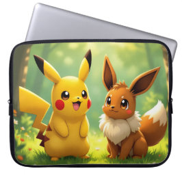 Capa Para Notebook Pokémon und seine Treue Freunde Leinwanddruck