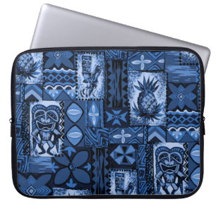 Capa Para Notebook Pomaika’i Tiki Havaiana Vintage Tapa