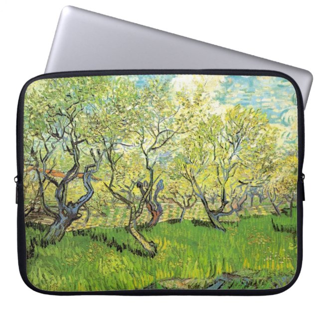 Capa Para Notebook Pomar em Blossom por Van Gogh (Frente)