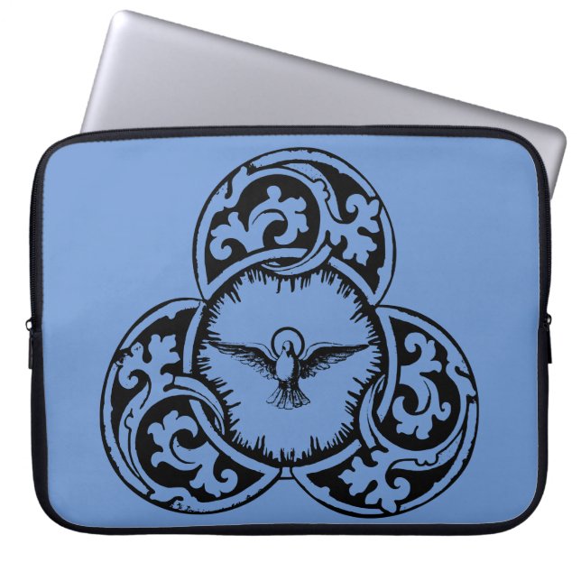Capa Para Notebook Pomba do Espírito Santo símbolo cristão (Frente)