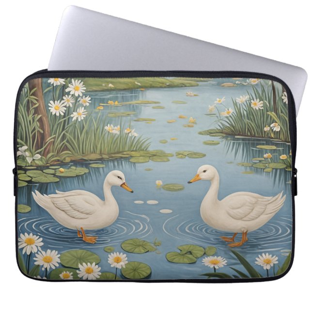 Capa Para Notebook Pondside Tranquilidade (Frente)