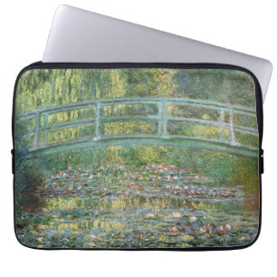 Capa Para Notebook Ponte Japonesa de Claude Monet Arte de Nenúfar