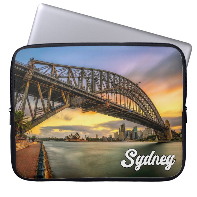 Capa Para Notebook Ponte Sydney Harbor, Sydney, Austrália (Frente)