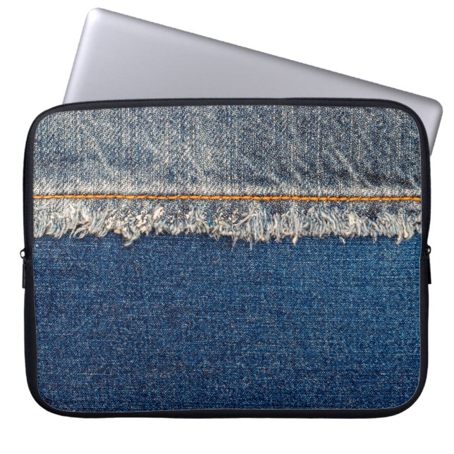 Capa Para Notebook Ponto do hetero com fio laranja na tampa branquead (Frente)