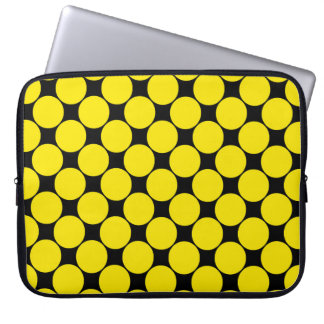 Capa Para Notebook Pontos amarelos radioativos 4.