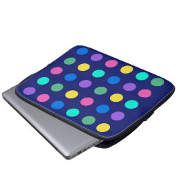 Capa Para Notebook Pontos Geométricos Coloridos