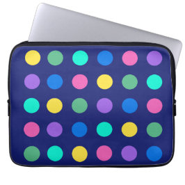 Capa Para Notebook Pontos Geométricos Coloridos