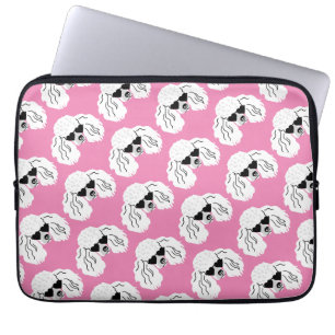 Capa Para Notebook Poodle Pattern Cute Pink