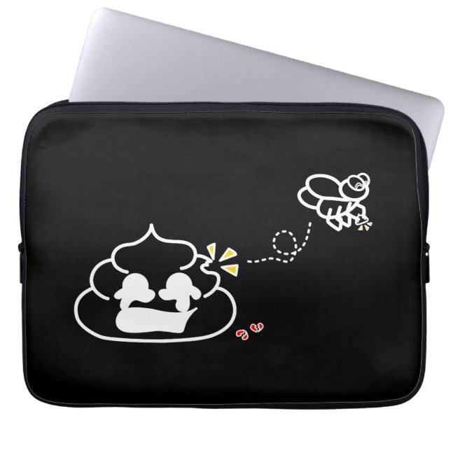 Capa Para Notebook Poop quebrado - Brootsch, PooPoo (Frente)