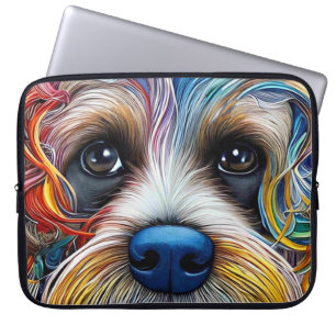 Capa Para Notebook Pop Art Terrier bonito