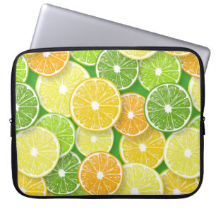 Capa Para Notebook Pop de fatias de fruta Citrus art 3