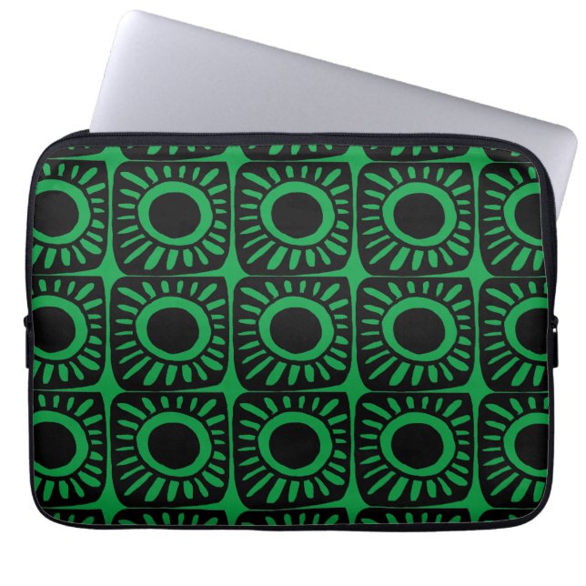 Capa Para Notebook Pop design em verde (Frente)