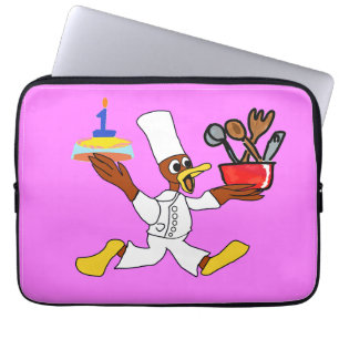 Capa Para Notebook Popcorn Anime Chef Ducky Kazoo Eletrônicos Rosa Ba