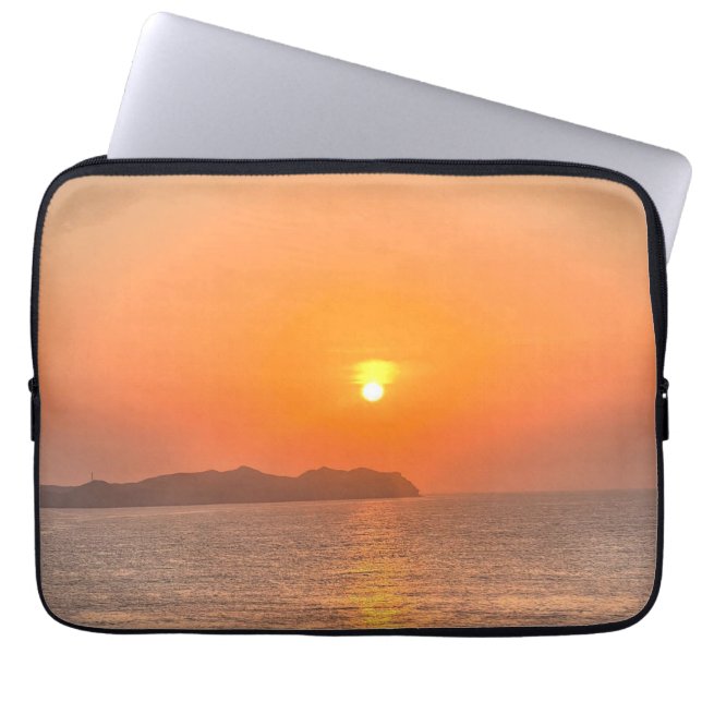 Capa Para Notebook Pôr do sol de Omã do navio (Frente)