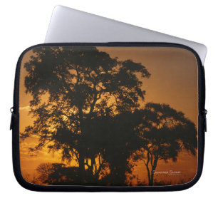 Capa Para Notebook Por do sol do savana