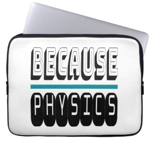 Capa Para Notebook Porque o Nerd de Ciência da FÍSICA é Sarcástico.