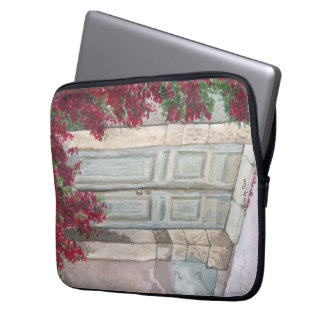 Capa Para Notebook Porta Azul Vintage