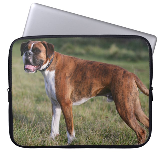 Capa Para Notebook Posição do cão do pugilista (Frente)