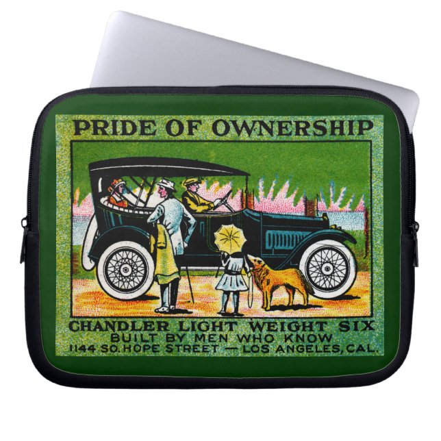 Capa Para Notebook poster de automóvel Chandler 1914 (Frente)