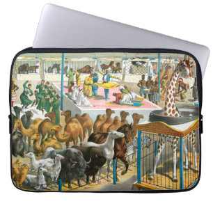 Capa Para Notebook Poster de Circo De Pessoas De Diferentes Nacionali