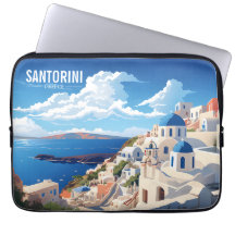 Poster de viagens Santorini