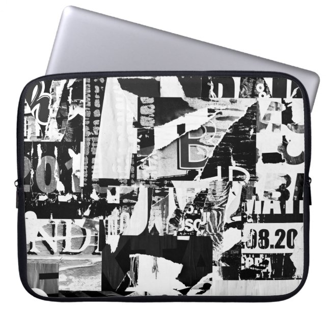 Capa Para Notebook Posters de propaganda de rua torn (Frente)