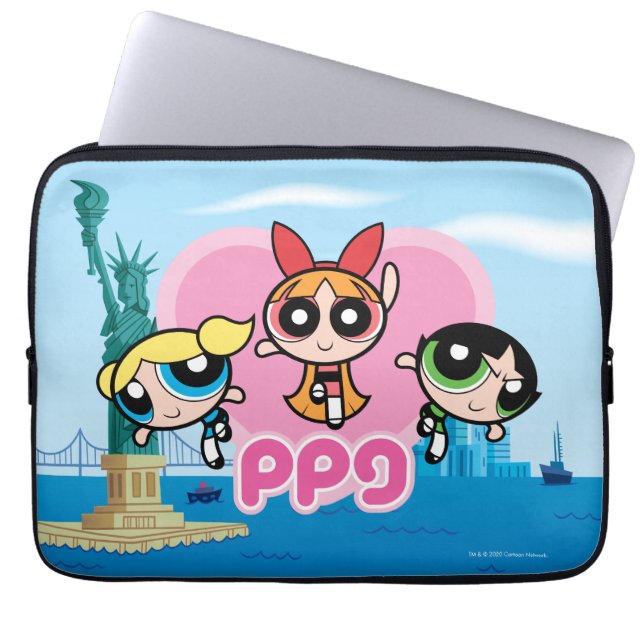 Capa Para Notebook Powerpuff Girls Team Incrível (Frente)