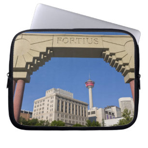 Capa Para Notebook Praça Olímpica e Torre de Calgary, Alberta, Canadá