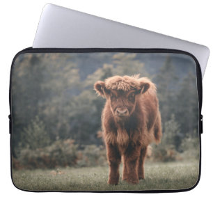 Capa Para Notebook Prados de outono de vitelo das vacas de montanha