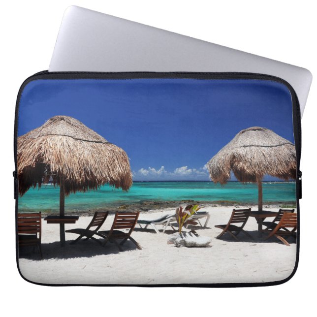 Capa Para Notebook Praia de Paa Mul (Frente)