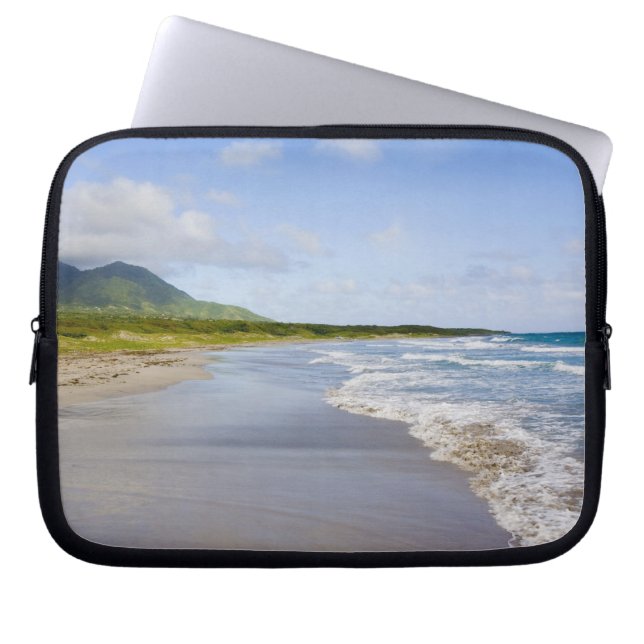 Capa Para Notebook Praia de Windward, Nevis (Frente)