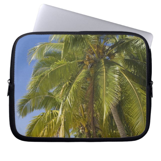 Capa Para Notebook Praia na ilha One Foot, Aitutaki, Ilhas Cook (Frente)