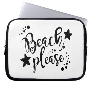 Capa Para Notebook Praia, por favor