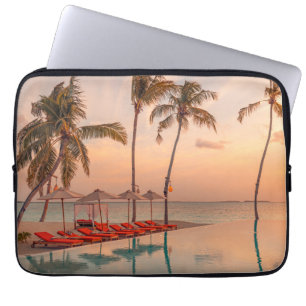 Capa Para Notebook Praias Tropicais   Maldivas Tropical Beach & Pisci
